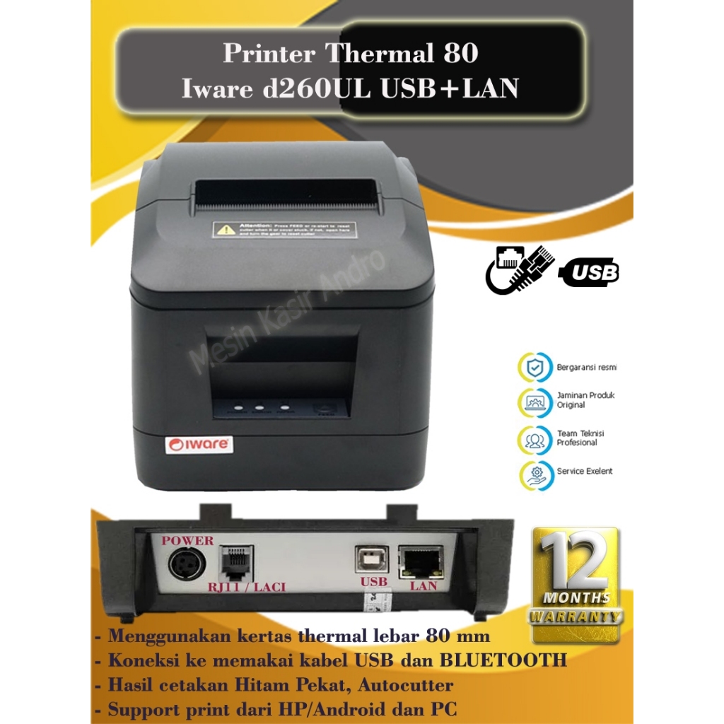 Printer Thermal 80 d260 iware