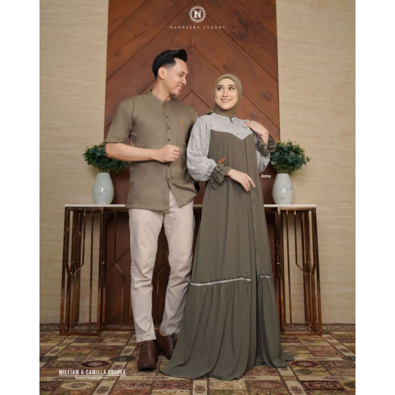 WILLIAM DAN CAMILLA FAMSET ARMY BY NADHERA LUXURY/SARIMBIT LEBARAN/COUPLE LEBARAN