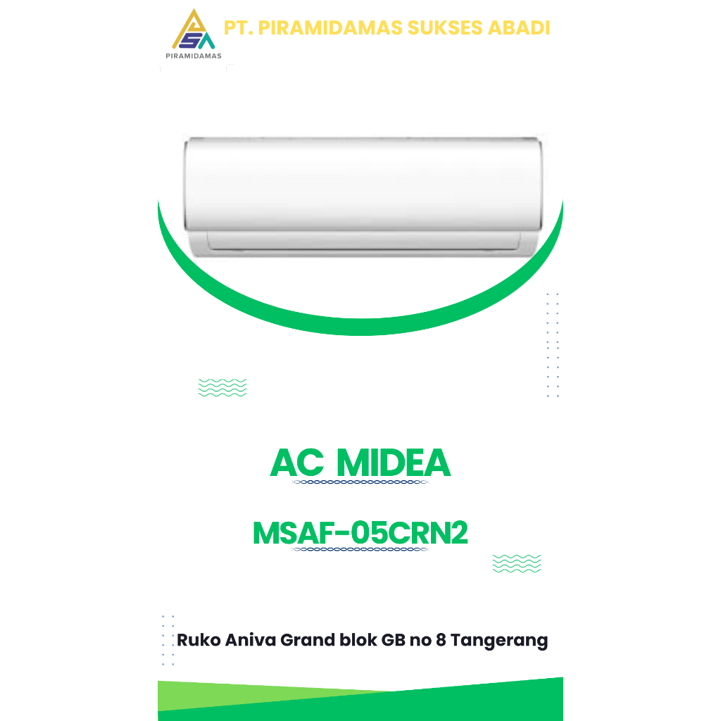 AC MIDEA 0,5PK MSAF-05CRN2 STANDARD
