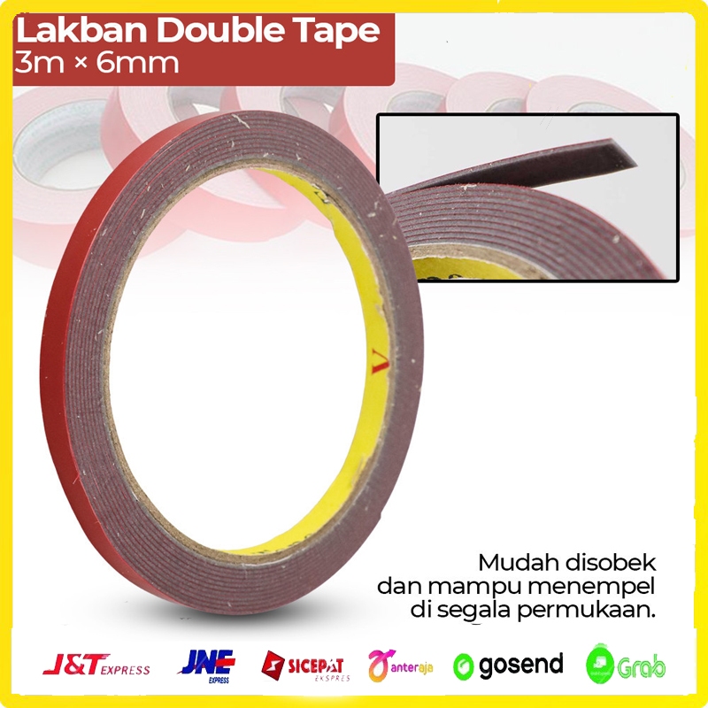 Lakban Selotip Double Tape Double Tape Magic Doble Tip Dauble Tape Lakban Selotip Serbaguna Tempelan