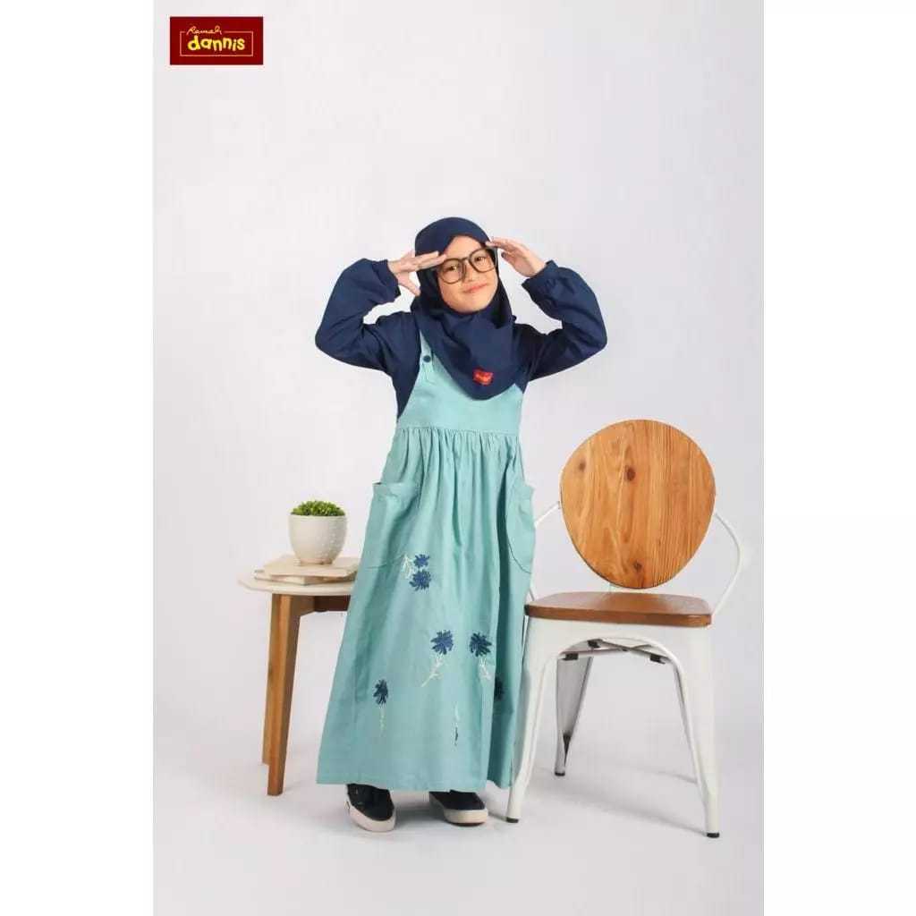 Abaya dannis anak perempuan no 9 sekitar anak usia 9 tahun