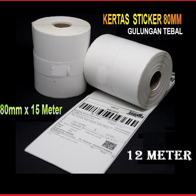 

TEBUS MURAH Bozzbuy Kertas Stiker Label Printer Thermal 8x5mm Continuous