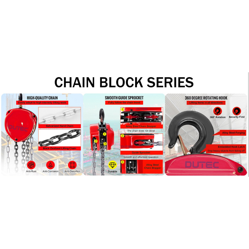 Chain Blok DUTEC / Takel / Katrol / Kerekan