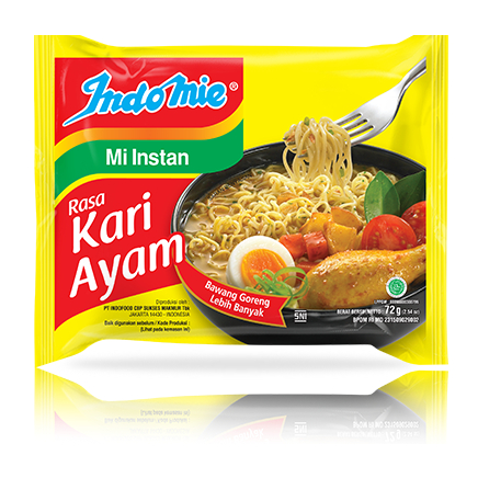 

Indomie Kuah rasa Kari Ayam 69 gram