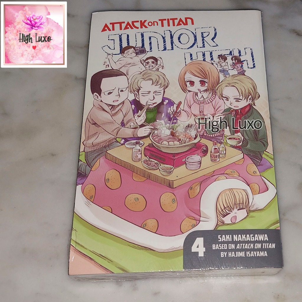Buku Komik Attack On Titan Junior High Vol 4 English Comic Book Manga Seri IMPOR IMPORT ORIGINAL AUT