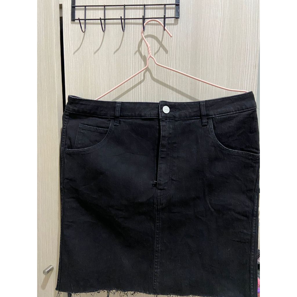 Rok Sepan Jeans Hitam