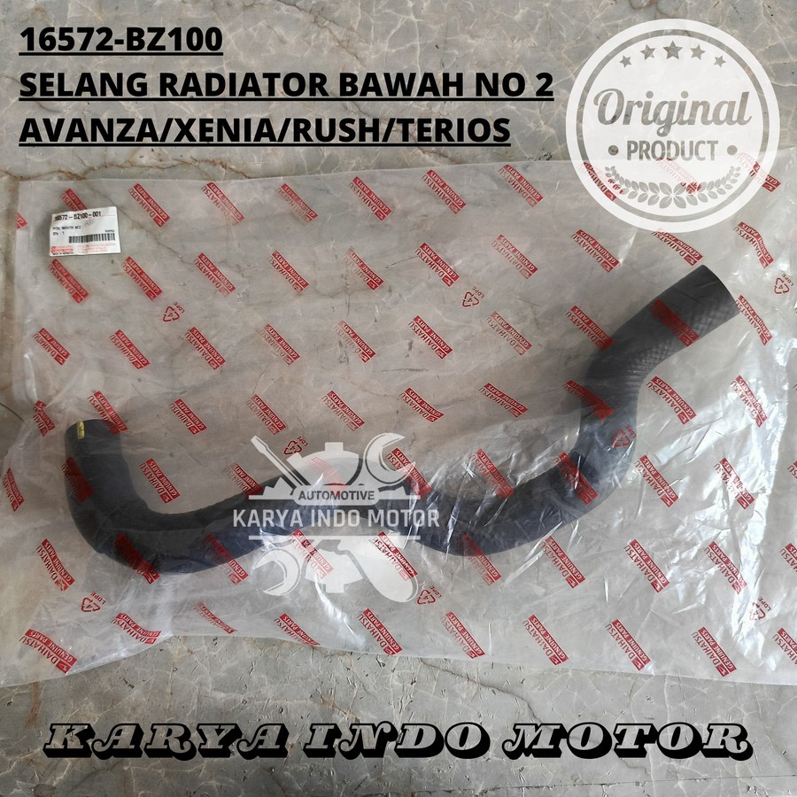 Selang Hose Radiator Bawah Lower Avanza Xenia Rush Terios 16572-BZ100