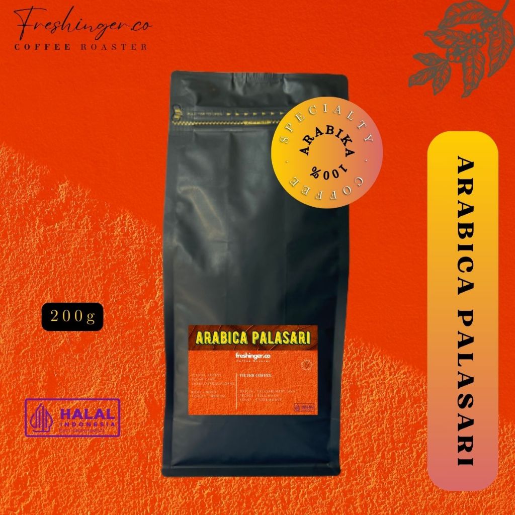 

Kopi Arabica Palasari West Java Specialty Biji/Bubuk 200g