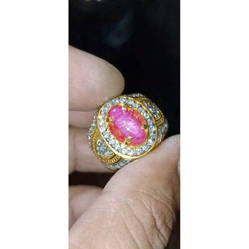 pinkish Ruby Star Burma