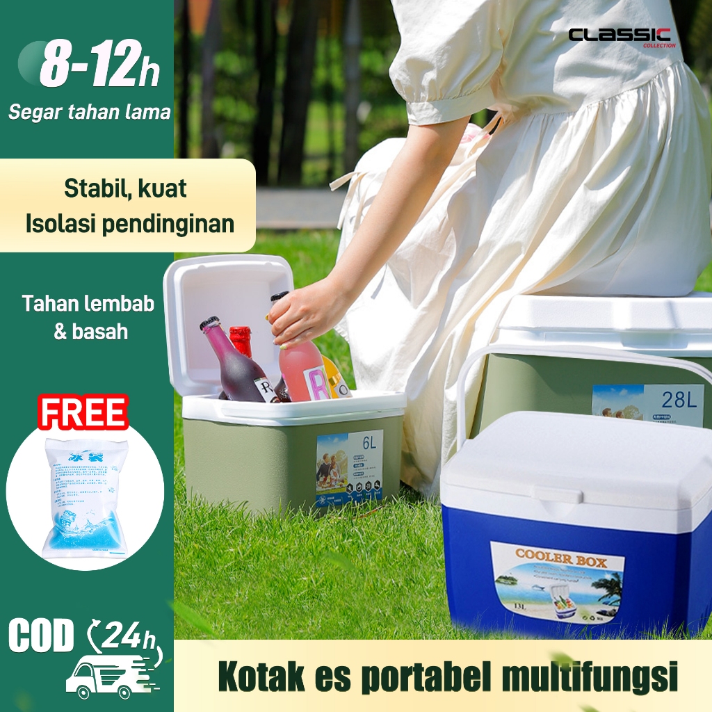 CODbox es batu tahan lama/ Cooler Box 13 Liter 8 Liter 5 Liter Cooler Box Outdoor / 20S Cooler Box