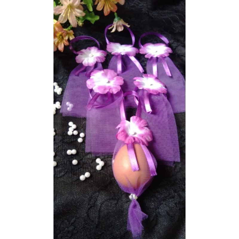 Tempat telur SAKURA/ Tempat telur SYUKURAN/ Tempat telur AQIQAH/Temlat telur  PASKAH/ suvenir SYUKUR