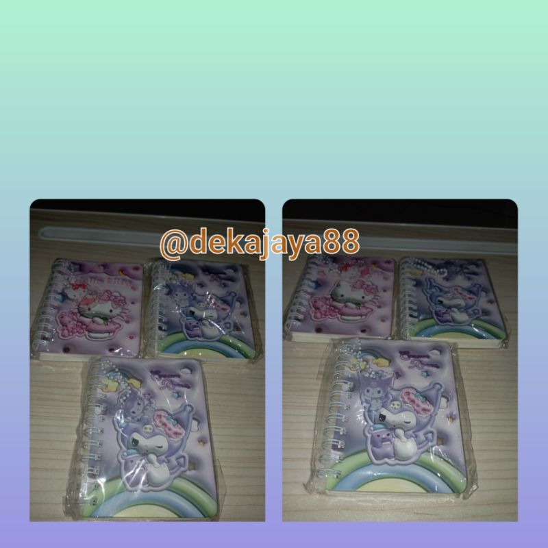 

Notebook Ring A7 Buku Catatan / Memo / Diary Karakter