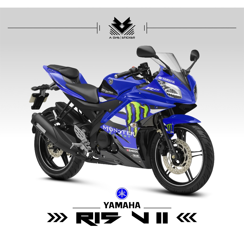 Striping Yamaha R15 V2 Semifull Motif 2 / Sticker / Stiker / Yamaha / R15 V2 / R15 / V2 / Striping /