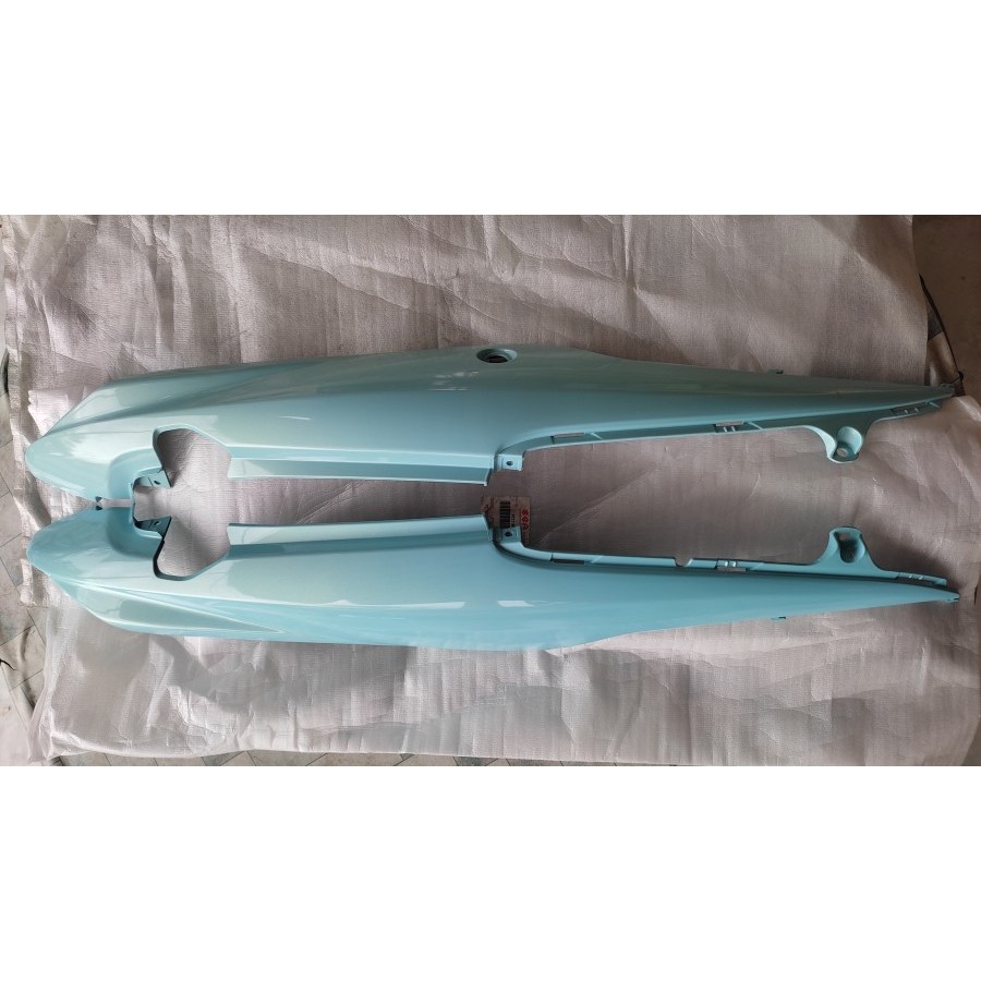 COVER BODY SPIN 125 WARNA BLUE LAGOON / BIRU TELOR ASIN ORIGINAL SGP