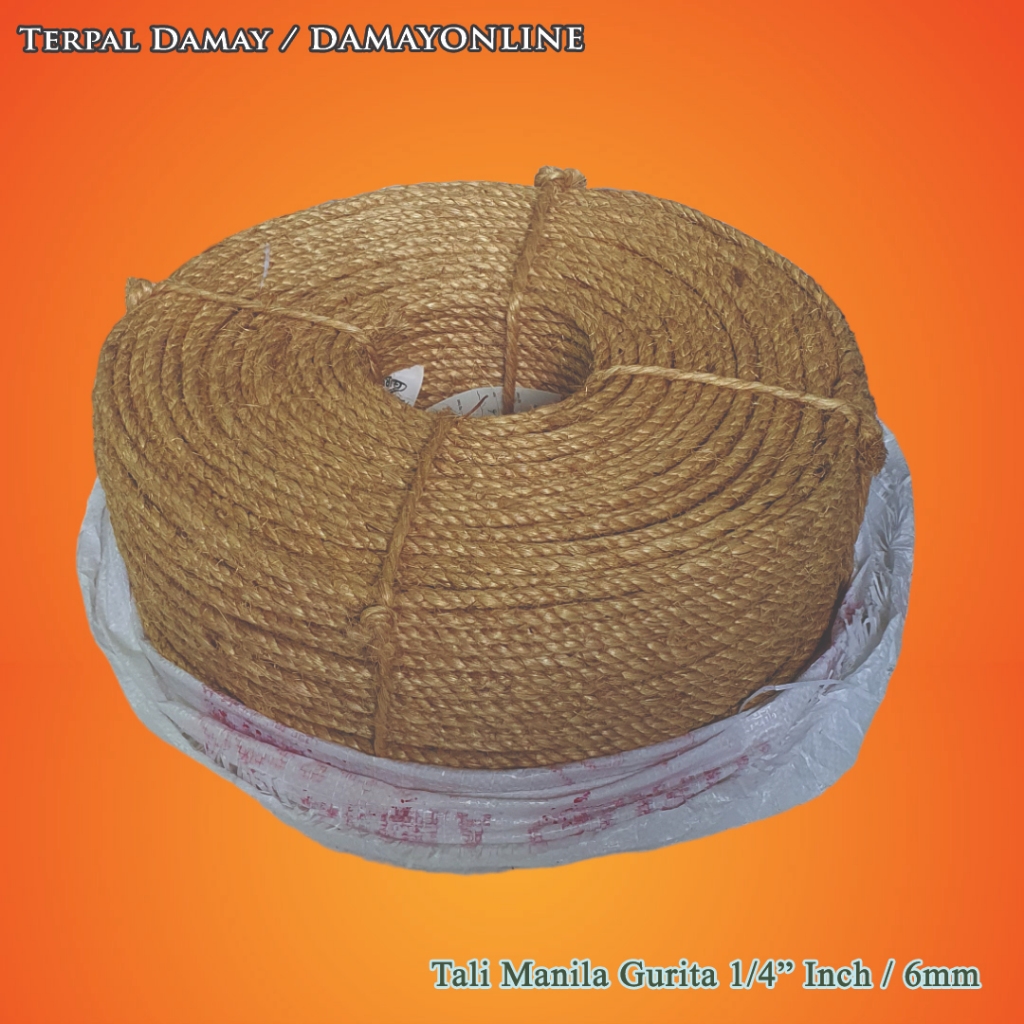 

Tali Tambang Tampar Manila Gurita 6mm / Rol ( Harga Per Rol )