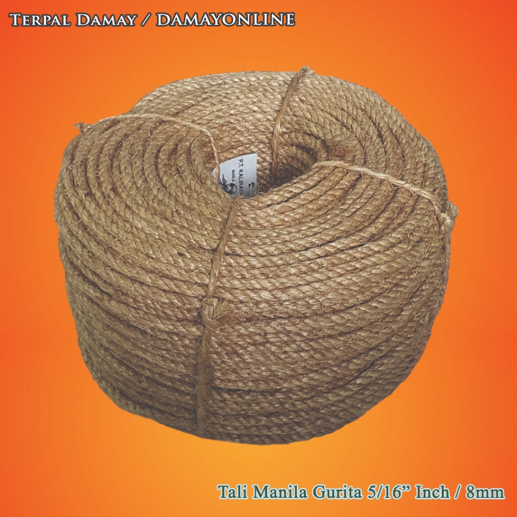 

Tali Tambang Tampar Manila Gurita 8mm / Rol ( Harga Per Rol )