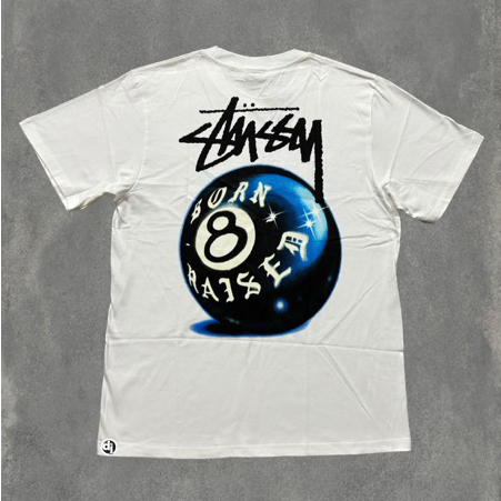 Stussy Born x Raised Tee White Original