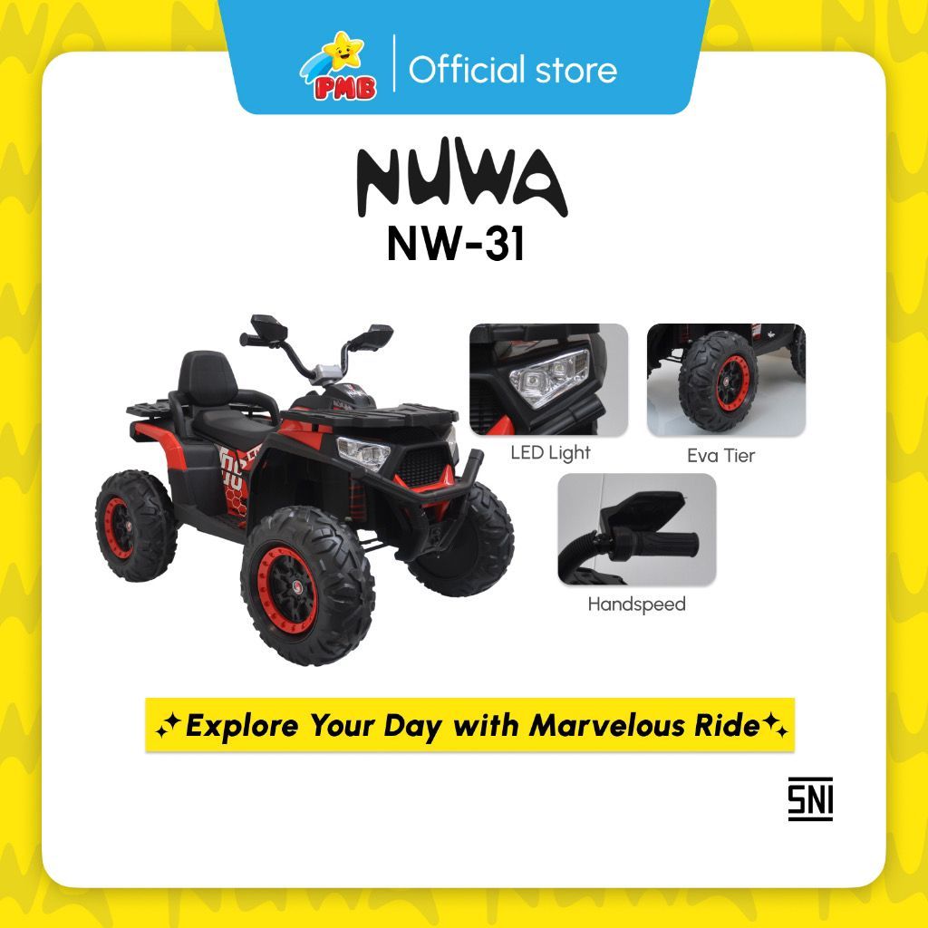 Mainan Anak Mobil Aki Nuwa NW31 / Mainan mobil anak bisa dinaiki