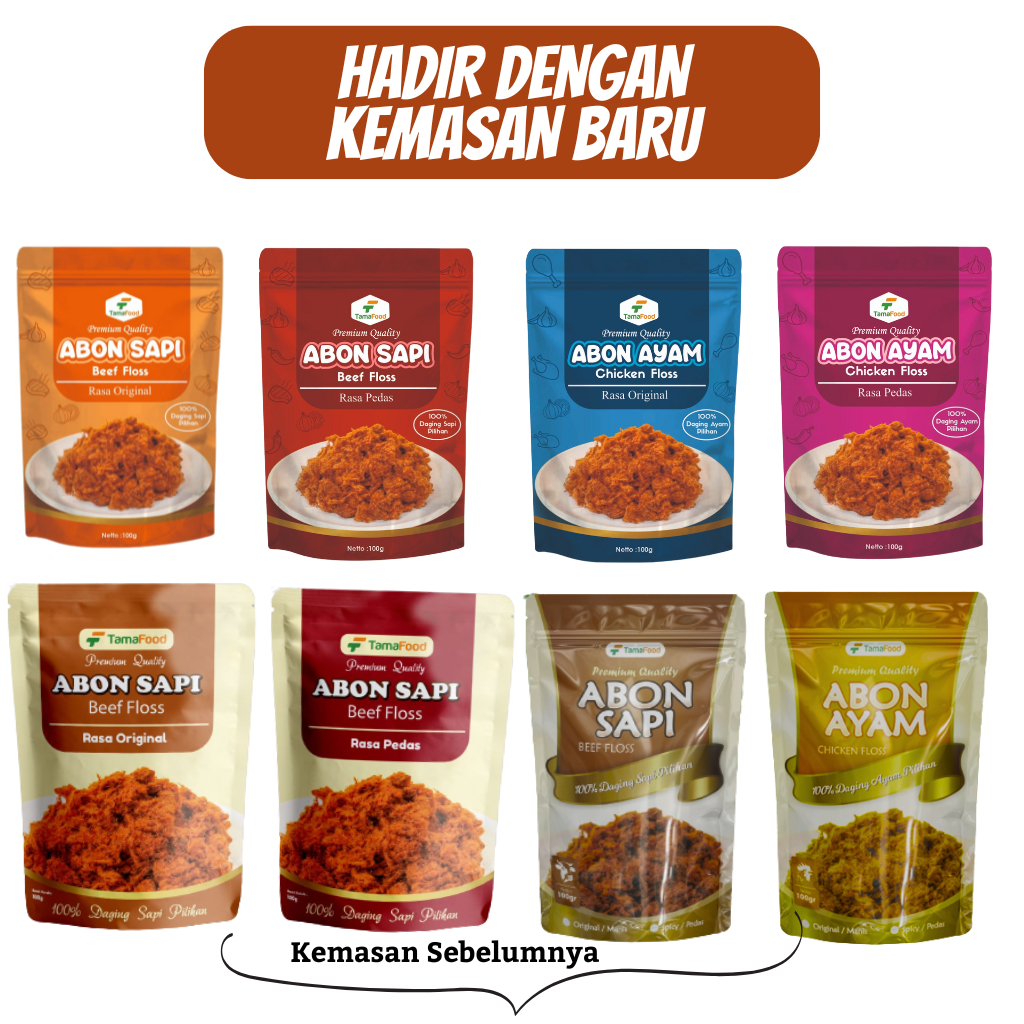 

Nafariz724 Tamafood - Abon Ayam Rasa Original / Pedas 100Gram
