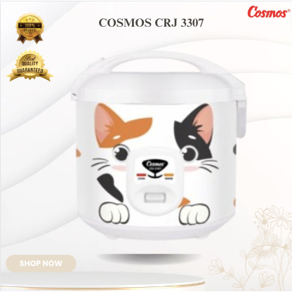Cosmos Rice Cooker CRJ 3307 1.8L Fabelia Series Kucing TERMURAH ORIGINAL/CRJ-3307/CRJ3307/CRJ 3307