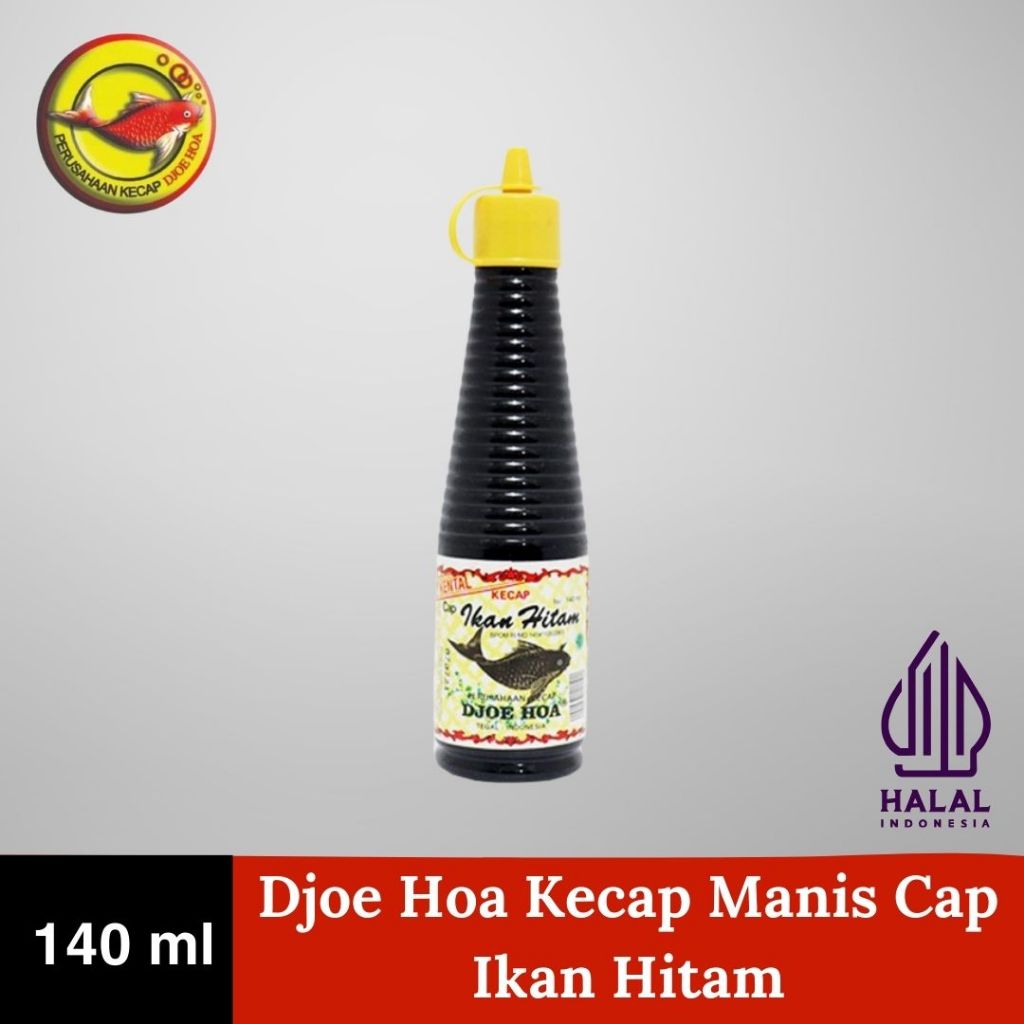 

Djoe Hoa kecap manis cap ikan hitam 140ml