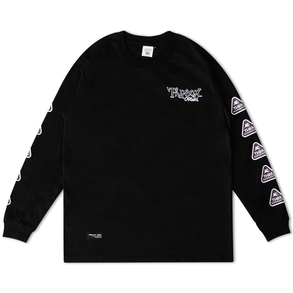 Throox Longsleeve || Throox Kaos Lengan Panjang Pulisic Black
