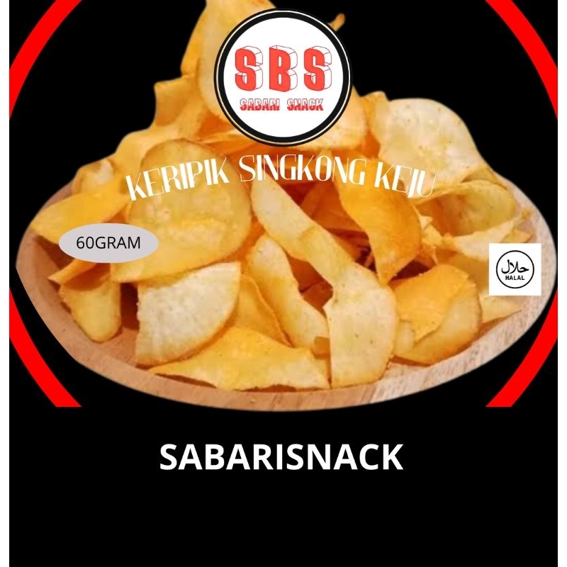 

SABARISNACK 60GRAM CEMILAN SNACK KERIPIK SINGKONG KEJU MANTAP