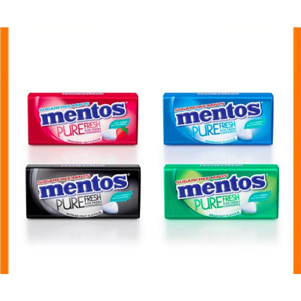 

Mentos pure fresh sugarfree mints 35g import