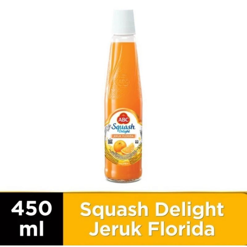 

ABC sirup squash delight jeruk Florida 450ml