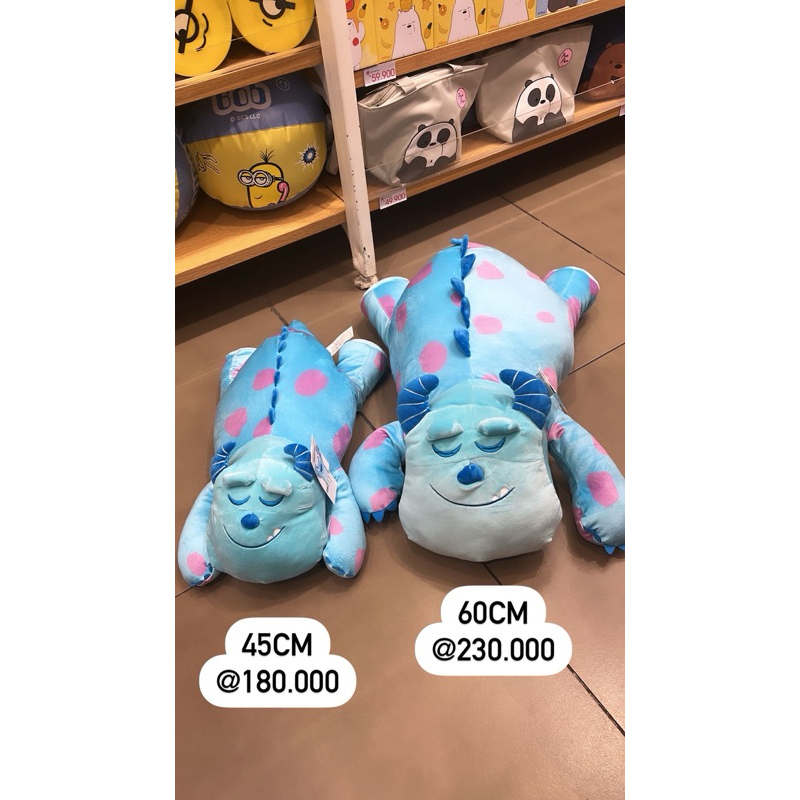 Boneka Monster Inc x Miniso | Boneka sully x Miniso | Miniso x Pixar