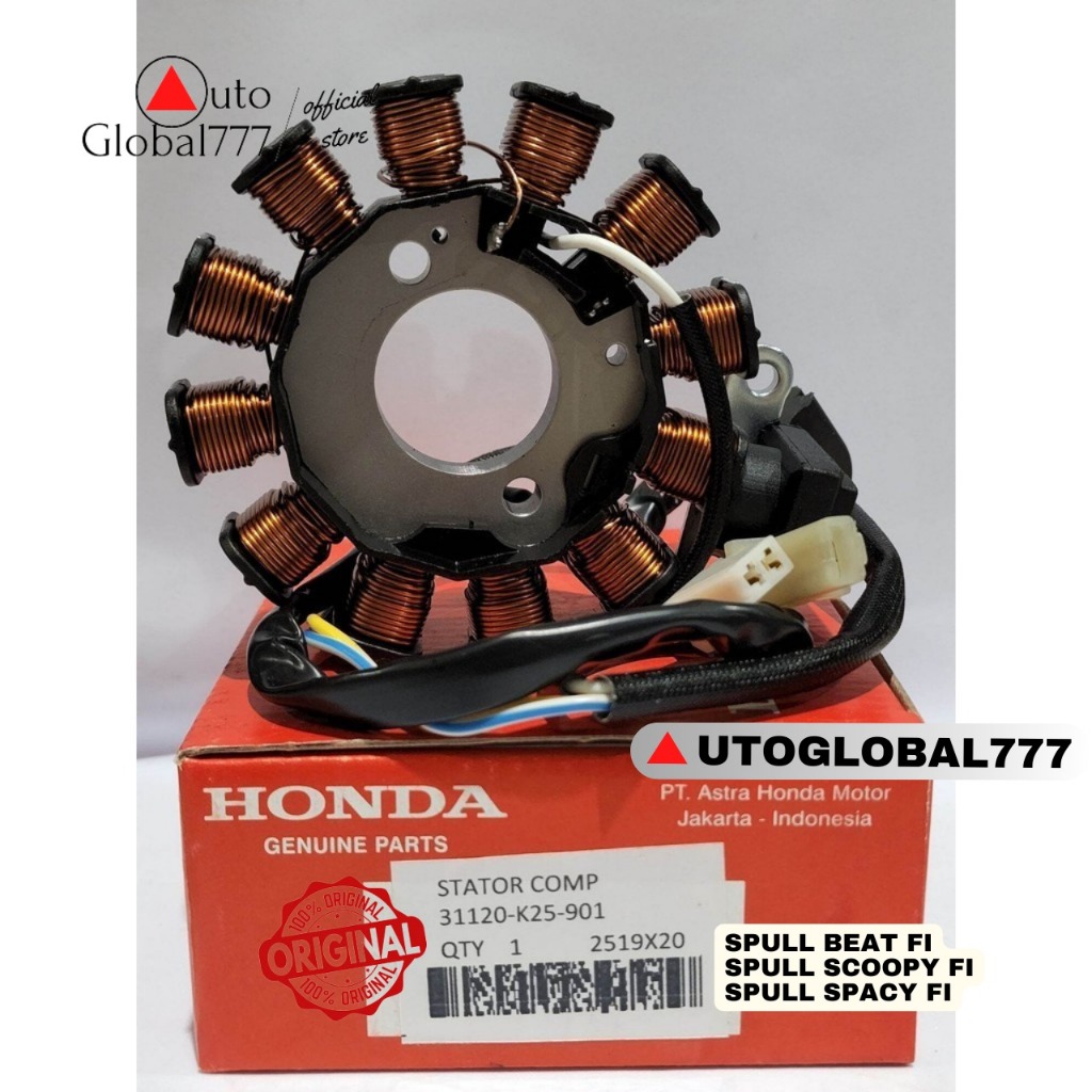 Spul Beat fi Original Ahm Spul Scoopy fi Spacy fi Honda