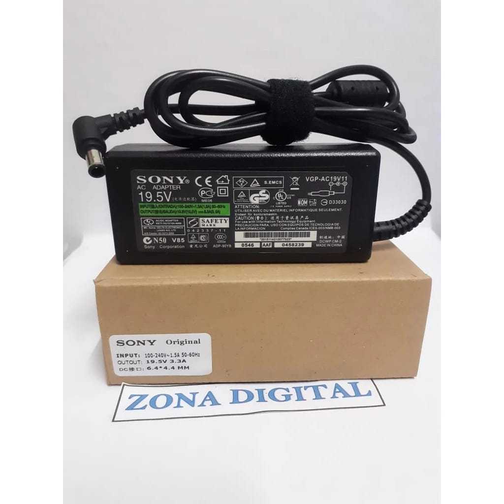 ADAPTOR laptop sony VGA-AC19V10, VGA-AC19V11, VGA-AC19V12, VGP-AC19V26 19.5V 33.3A