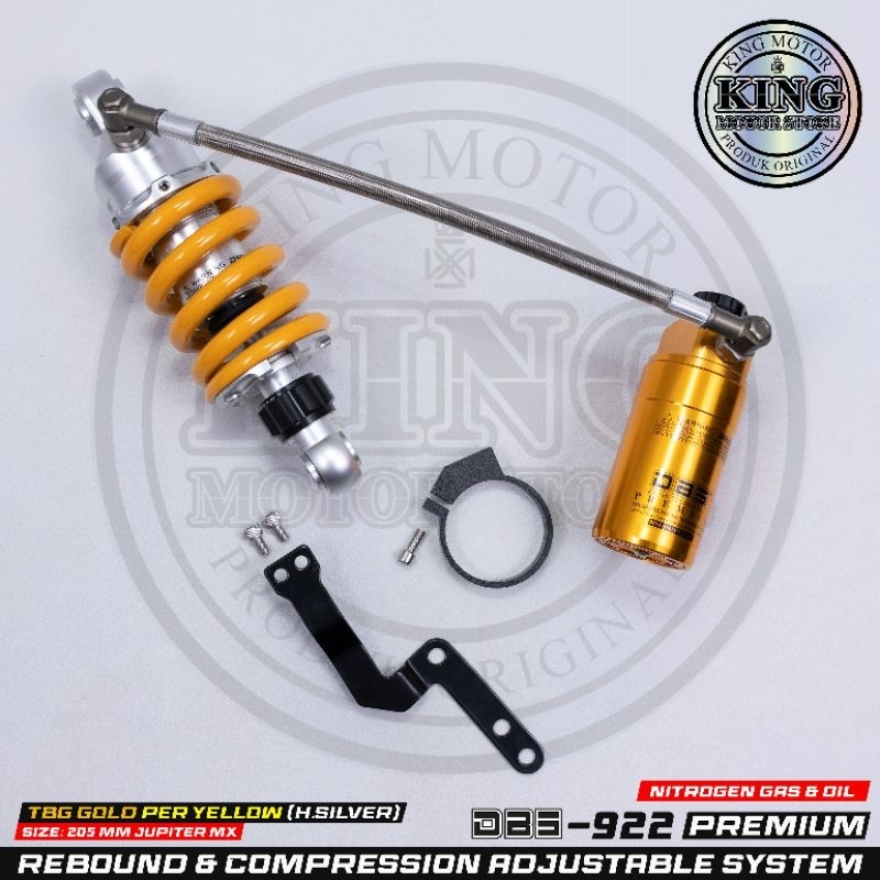 DBS monoshock tabung pisah 922 premium series 205 mm Jupiter MX 135 - MX King