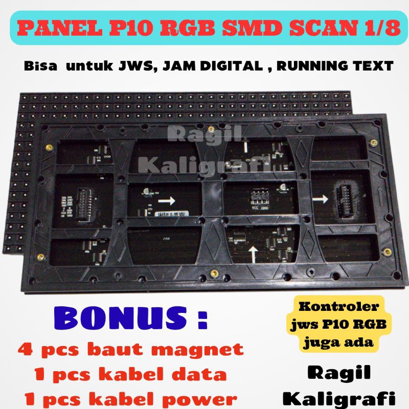 Panel P10 RGB-Panel modul led p10 rgb scan 1/8
