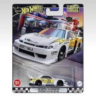 Hot Wheels Premium LBWK Nissan Silvia S15 Putih BLV