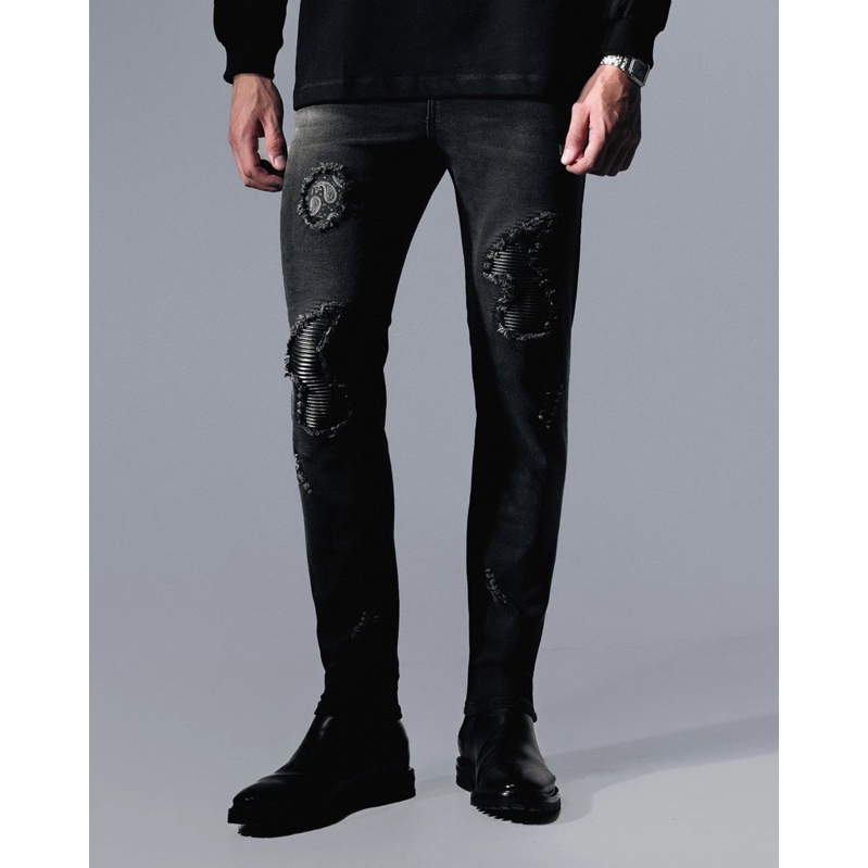 [ORIGINAL 100%] Uprise Black Cobra/Marcello/Davidson Leather Limitied Edition