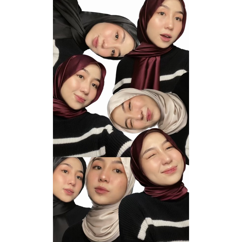 Pashmina Silk Luxury | Luxury Silk Shawl | Pashmina Satin Silk | Pashmina Silk Lembut