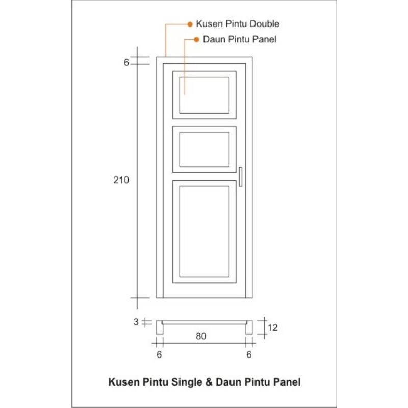 pintu kamar ,pintu utama ,pintu kamar mandi