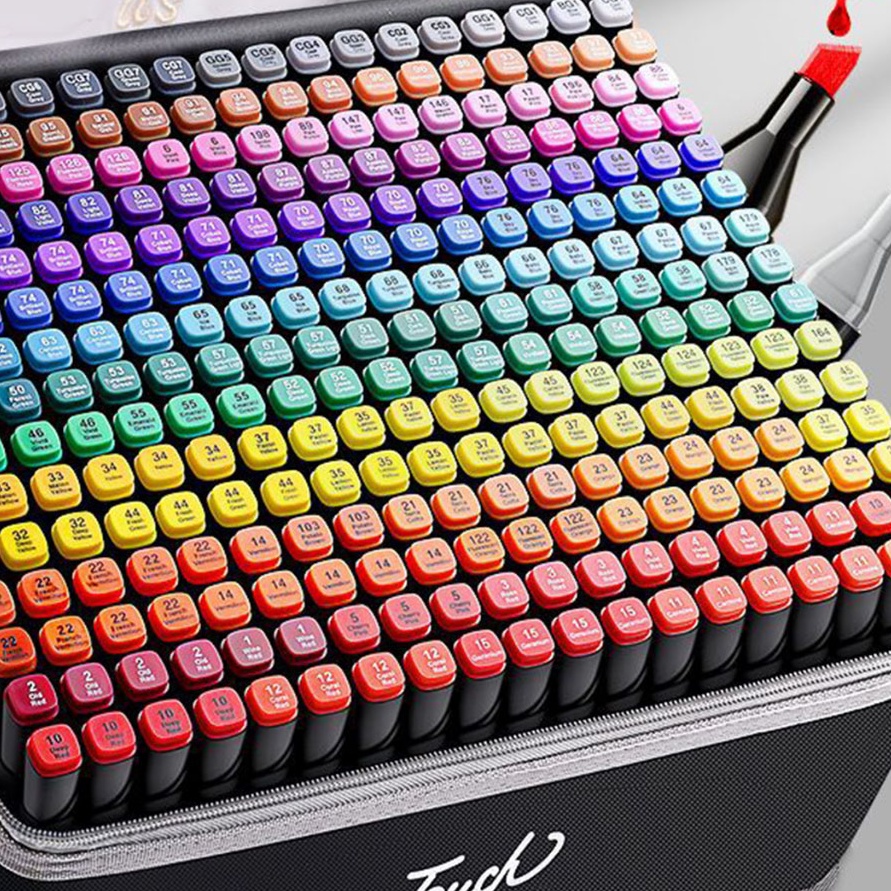 

DiSkon RUNDY NEW Touch68 Warna Sketsa Spidol Umum General Marker Set Animation Markers Pena Berujung Ganda