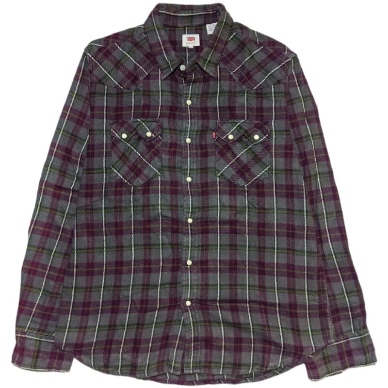 Kemeja Levis Barstow Western Flanel Size L