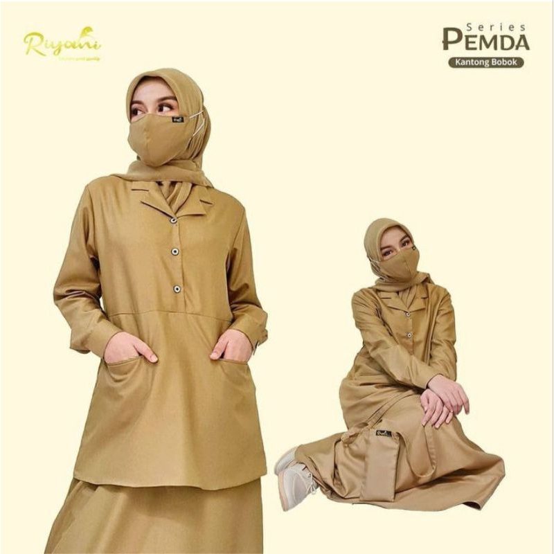 NEW, gamis Seragam Pemda by Riyani