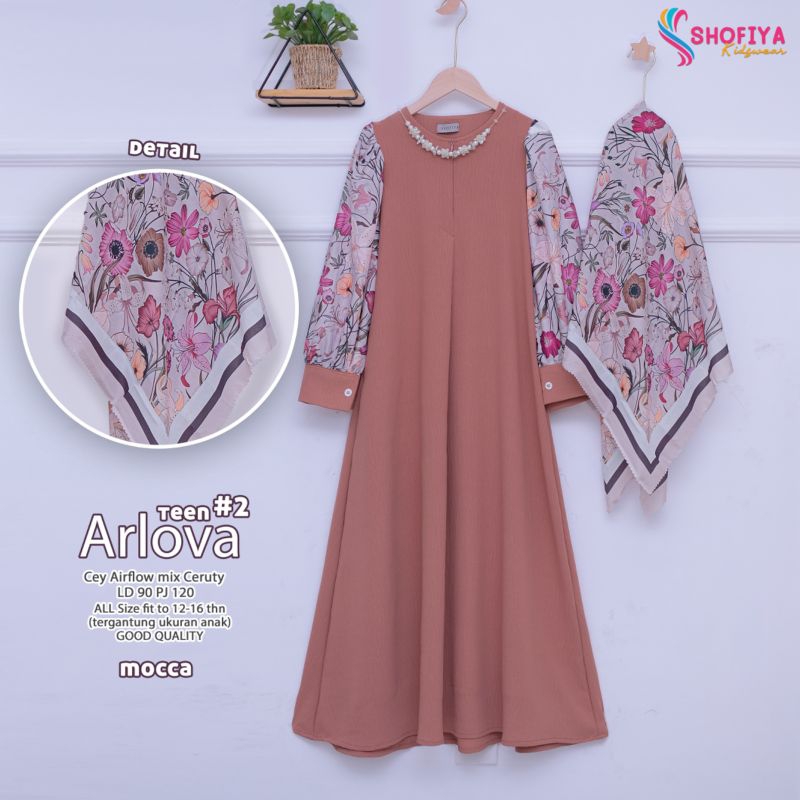ARLOVA SET TEEN DRESS REMAJA SHOFIYA