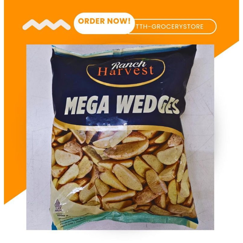 

KENTANG WEDGES 1 KG RANCH HARVEST