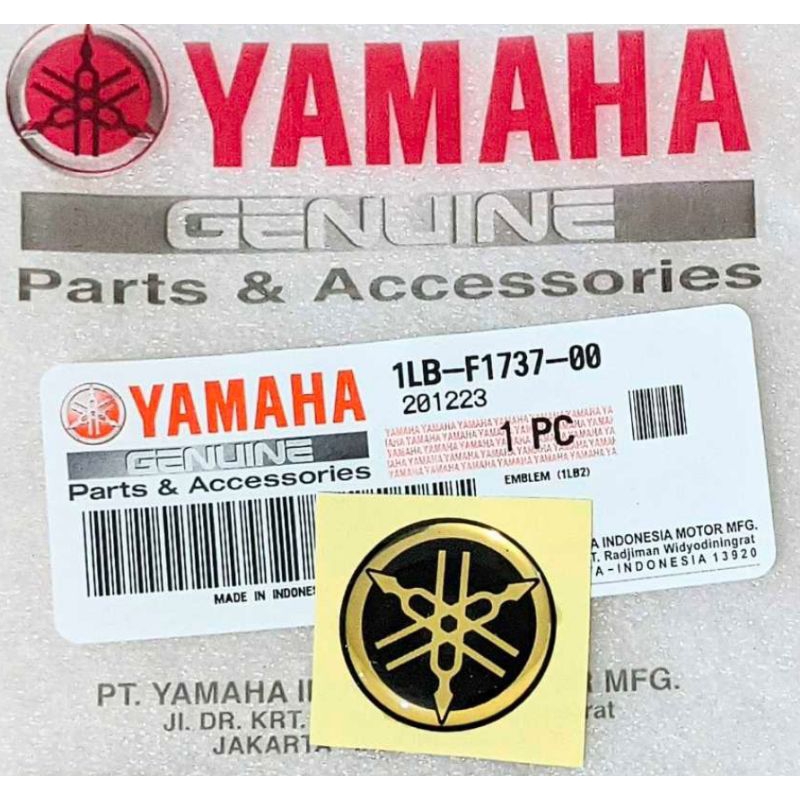 Emblem Logo stang 1bh Yamaha Nmax Gold ori YGP