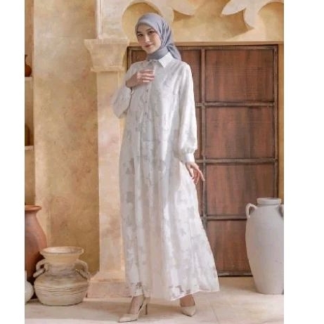 Caspian Dress White L Heaven Lights