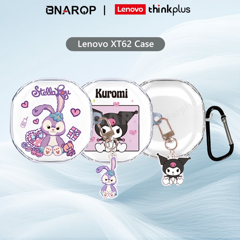 BNARQP Case Lenovo Thinkplus xt62 Cangkang transparan casing pelindung【Only Case】