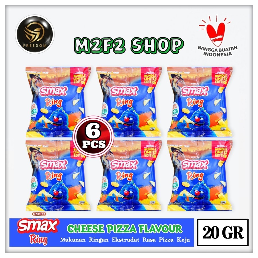 

Mamee Smax Ring Keju | Cheese Pizza Flavour Sachet - 20 gr (Kemasan 6 Pcs)