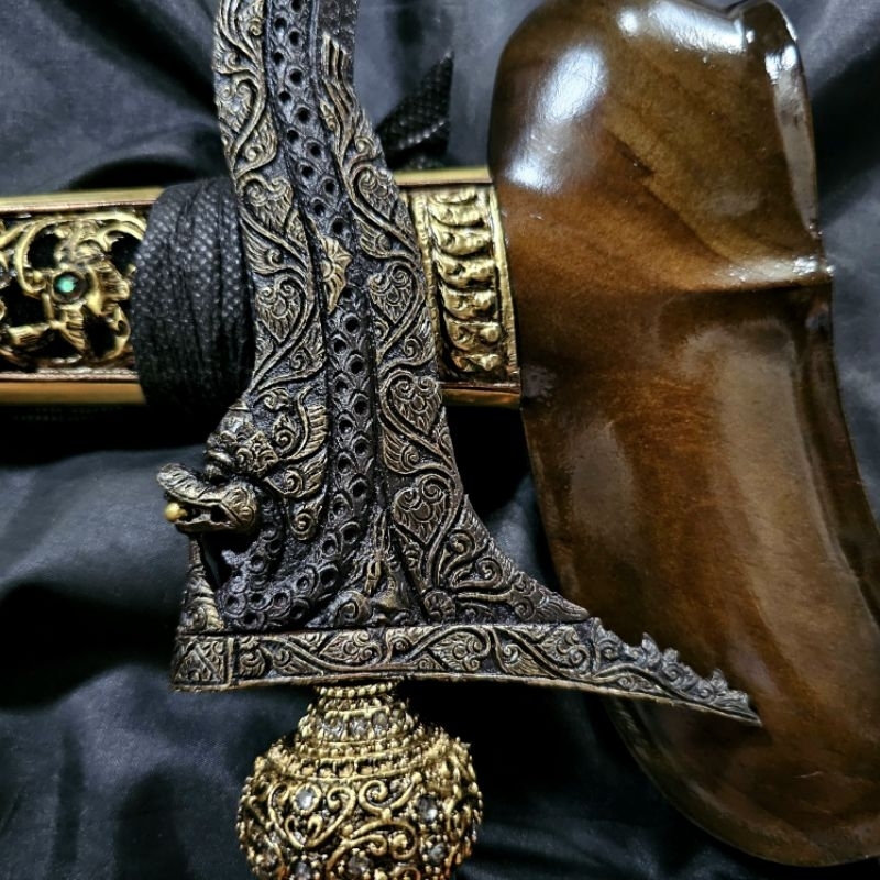 Keris Nogo Sosro Luk 9 Kinatah Kamarogan Lawasan