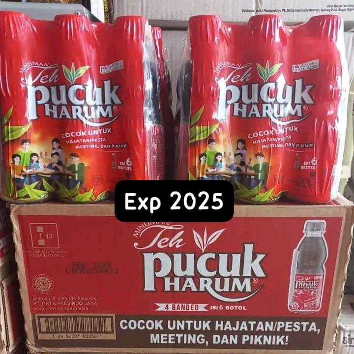 TEH PUCUK HARUM 250 ml KEMASAN 1 DUS/KARTON (24 botol)