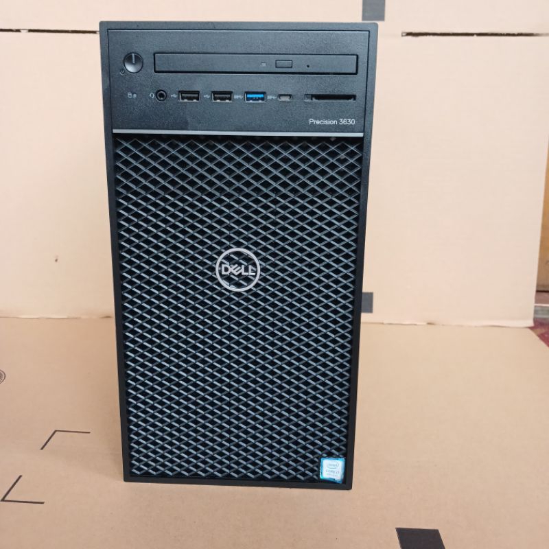 PC SERVER DELL PRECISION 3630 CORE I7-8700 RAM 16 GB SSD 256 GB NVME SUPER MULUS MURAH BERGARANSI